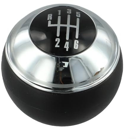 Schaltknauf für Mini Cooper R50 R52 56 Gang Schaltknauf Kappe aus Leder und ABS (6 Gänge)