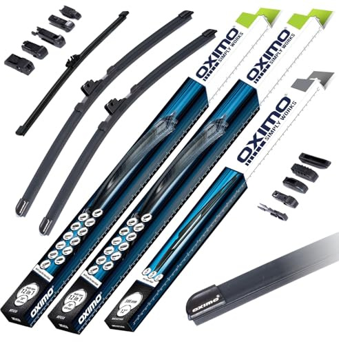 OXIMO Scheibenwischer für Renault Clio 4 IV Fließheck ab 2012 | Front und Heckscheibenwischer, 3er Set Wischerblätter - links 650 mm, rechts 350 mm, hinten 250 mm