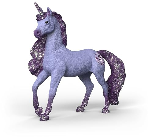 Schleich BAYALA | Einhorn Hengst Orchid 70893 | 14 x 4 x 13 cm | Spielfigur ab 5 Jahren | detailgetreue, fantastische Figuren | magische Sammelfiguren | Geschenk für Mädchen und Jungen