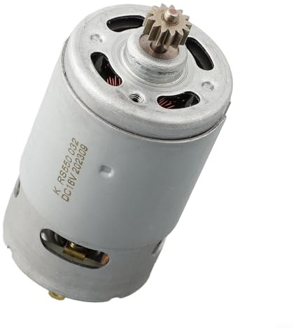 Glomc 1Pc 18V DC Motor, 13 Teeth, Standard Color, Replacement For Bosch GSR18-2-LI HC683L 1607022649, For Electric Drill & Screwdriver Repair