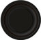 Unique Party Supplies 3205 Pappteller - 23 cm - Schwarz - Packung mit 8 Stück