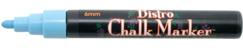 UCHIDA 480-C-F3 Marvy Broad Point Tip Fluorescent Bistro Chalk Marker, Blue