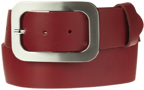 MGM Damen Plain and Beautiful Gürtel, Rot (Dunkelrot), 90