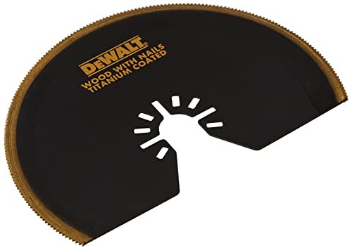 DeWalt DT20709-QZ - Hoja de sierra segmentada de titanio de 100 mm para multi-herramienta oscillante