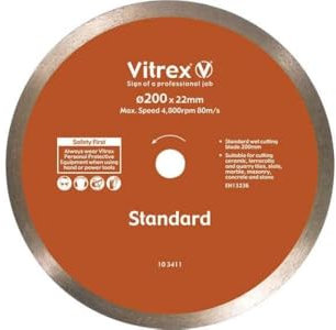 Vitrex 103411 Standard Diamond Blade, 200mm