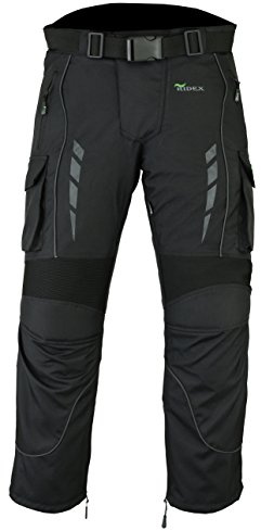 RIDEX Waterproof CMT3 Thermal Armoured Motorcycle/Biker Trousers (W34L32) Black
