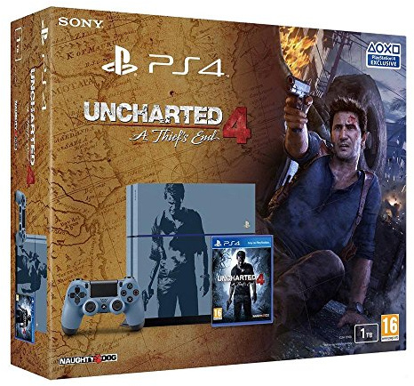 Console PlayStation 4 1 To + Uncharted 4: A Thief's End - édition limitée