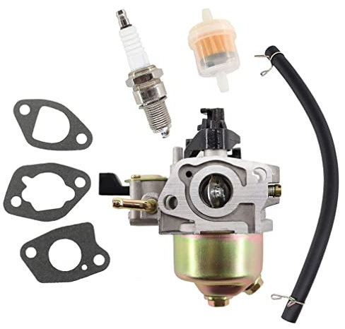 AISEN Vergaser Dichtung Benzinfilter Benzinschlauch Zündkerze für Einhell BMH 33/36, BMH 33 / 60S, BMH 41, BG-MT 3336, GB-BM 90 Bodenhacke Balkenmäher Motorhacke