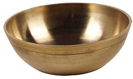 IBA Indianbeautifulart Messing Goldtone Weihwasser Schale Dekorativ Pooja Zubehur