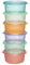nip SnackBox für Kleinkinder und Babys, Aufbewahrungsboxmit niedlichem Motiv, BPA-frei, Made in Germany, 300ml Füllmenge, 6er Set, dezente Farben