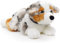 Uni-Toys - Australischer Schäferhund mit Halsband, liegend - 40 cm (Länge) - Plüsch-Hund, Haustier - Plüschtier, Kuscheltier