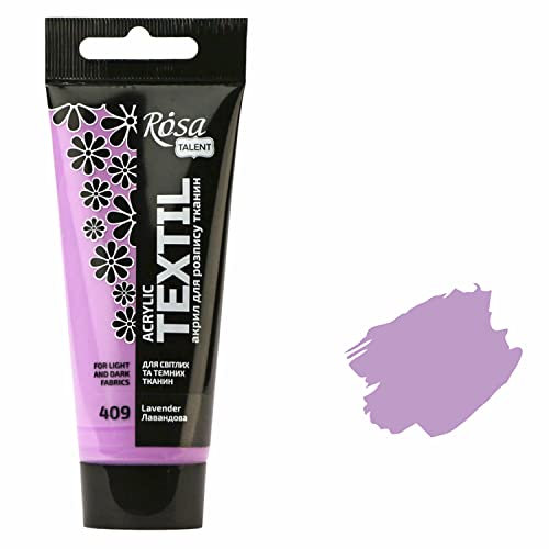 Pintura Textil 7 Artists Pintura Para Tela Lavanda 60 ml | Pintura Tela | Pinturas Para Telas Permanentes | Pintura Para Ropa | Pintura Textil Permanente y Lavable | Pintura De Tela