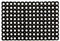OLIVO.shop | ROBUST zerbino gomma esterno, zerbino in gomma pioggia, zerbino drenante per esterno in gomma forata, tappeto per esterno antiscivolo a griglia (50x100 cm)