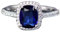 DarryDooly Trendy Aquamarin Silber Farbe Ringe für Frau Hochzeit Verlobung Blauer Saphir Ring 2022 Trend natürlicher Luxus Originalschmuck