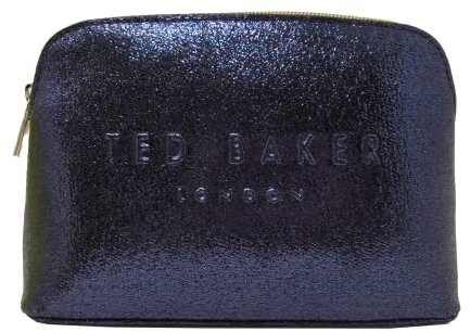 Ted Baker Aaniya Saffiano Kulturbeutel, Lack, Marineblau / Glitzer, navy, Kulturbeutel
