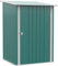 Outsunny Cobertizo de Jardín de Exterior 0,92 m² 100x103x160 cm Caseta de Jardín Metálica con 1 Puerta y Cerradura para Almacenamiento de Herramientas en Patio Terraza Verde