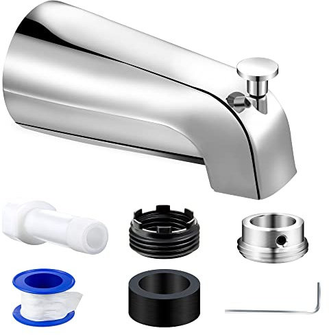 Dreyoo Tub Spout, Tub Faucet for Bathtub (Chrome,Simple)