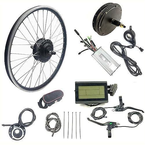 Umrüstsatz für Mountainbike zu Elektro, 48 V, 1000 W, 48 V, 1500 W, hohe Leistung/Heckantriebskarte, Fly/mit LCD3-Instrument, für Pendler mit Mountainbike, Rennrad, 1500 W/48 V-29 Zoll