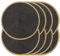 Noctiflorous Lot de 8 Sets de Table Ronds tressés - Lavables et résistants à la Chaleur - pour Table de Salle à Manger - Antidérapant - pour intérieur et extérieur - pour Thanksgiving, Noël, Pâques