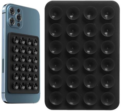 Support De Coque De Téléphone À Ventouse en Silicone - Étui De Téléphone À Ventouse en Silicone | Tapis À Ventouse pour Téléphone | Support De Téléphone À Ventouse Silicone Anti-Dérapant Autocollant