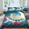 WolWes Anime Bettwäsche 135×200CM,Kinder Bettbezug Set Mit Kissenbezügen 80×80 cm，Japanisches Anime Moon Girl,Mikrofaser Bettbezug, Für Kinder Jungen und Mädchen（C1）