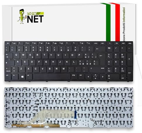 new net - Tastiera Compatibile con Notebook HP ProBook 450 G5 5JL16ES, 5TK32EA, 6HM26EA, 6HM25EA [Frame Nero - Non retroilluminata - Italiana]