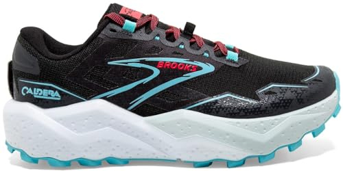 Brooks Damen Caldera 7 Sneaker, Black Ebony Bluefish, 38 EU