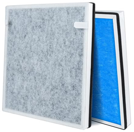 H7123 HEPA Filter Compatible with Govee Life H7123 and Homvana H211/H211S Air Purifiers, 4-in-1 True HEPA and High-Efficiency Activated Carbon Filter, 2 Pack
