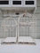 Arinosa Dekokäfig Vogelkäfig eckig cremeweiss Metall Shabby Chic Landhaus Größe wählbar, Bitte Größe wählen:Klein 20x20x43 cm