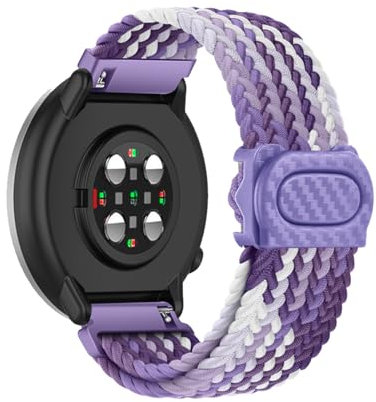 Geflochtenes Armband Kompatibel für Polar Unite Armbänder für Damen Herren Ersatzarmband Solo Loop für Polar Unite Armband Nylon Sport Elastisches Band für Polar Unite (L,Nylon)