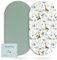 Yoofoss 2 Pack Baby Spannbettlaken Spannbetttuch Mikrofaser Matratzenauflage Atmungsaktiv Matratzenschoner Laken für 38x77 cm 41x81 cm 40x90 cm Beistellbett Babybetten Kinderbett