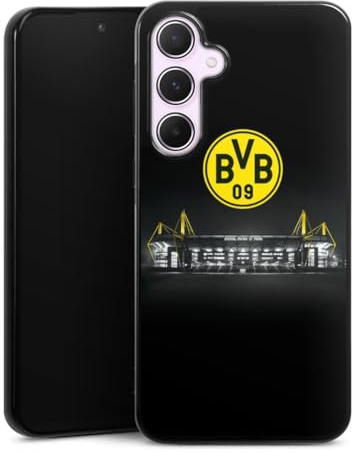 DeinDesign Silikon Hülle kompatibel mit Samsung Galaxy A55 5G Case schwarz Handyhülle BVB Stadion Borussia Dortmund