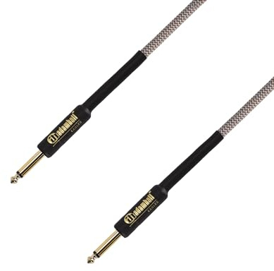 Adam Hall Cables 4 Star Instrumentenkabel Nylonmantel Klinke TS, braun, 6 m