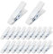 GDFYMI 2 Inch Spring Clamps, Heavy Duty Metal Strong Clips Clamps (20pcs, White)