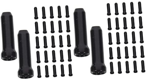 BESPORTBLE 2 Sätze Bremskabel-endkappen Aluminiumlegierung Fahrradausrüstung Kratzfest Robuste Endkappen Einfach Zu Installierendes Fahrradzubehör Für Die Straße 50 Stück * 2