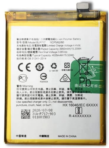 Audiosystem BATTERIA PILA per OPPO RENO Z RENOZ CPH1979 PCDM10 Con Capacità Originale 4035MaH BLP717 RICAMBIO