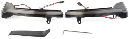 JiAQen Auto Rückspiegel Blinker Für BMW 5 Series F10 F11 6 Series F12 F13 7 Series F01 F02 F03,Rückspiegel Blinker Lampe Seitenblinker Blinker Auto Zubehör,A