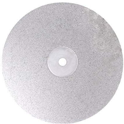 Diamant-Schleifscheibe, Diamantbeschichtung, flache Schleifscheibe, Körnung 80, 3000, 200 mm, Körnung 80, 200 mm, Diamant-Schleifscheibe, 20,3 cm