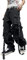 Zewool Herren Gothic Baggy Cargo Jeans mit Taschen Y2K Hip Hop Weite Beinform Skater Denim Cargo-Hosen Streetwear Goth Steampunk Harajuku Punk Lockere Passform 2000er Skateboard,A10 Schwarz,M