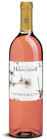 DELINAT – Hirschhof Mandelblüten Rosé 2023 – Deutscher Roséwein halbtrocken – Bio-Wein aus Rheinhessen, vegan (1 x 0,75l)