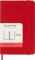 Tageskalender Daily Moleskine 2025, 12 Monate, 14 x 9 cm, Taschenformat, fester Einband, Scharlachrot + Stift und Lesezeichen