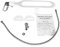 Smart Toilet, Bidet Sprayer, Bathroom Flusher, Non-Electric Double Nozzle, Adjustable Pressure Control, Hotel, Home, Dorm, Restroom Use, 16.94x4.73x2.76 Inches, White Color, 1 Set