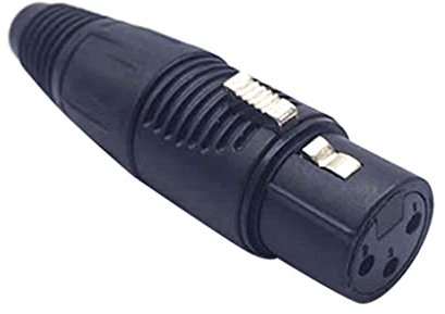 Aurgiarme Adaptateur électrique XLR 35 mâle/femelle à 3 broches pour câble XLR 3 broches résistant à l'usure - Accessoires électroniques