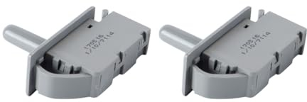 Hoite 2 interruptores de luz para refrigerador, botón pulsador para control de luz de puerta de gabinete de congelador y refrigerador