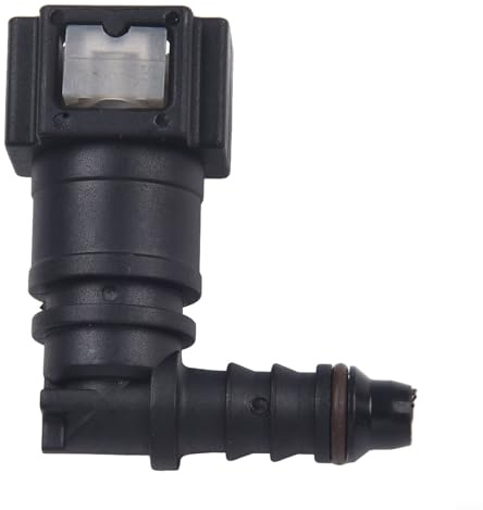 babominimer Fuel Line Quick Release Connector 7.89mm ID6 Plastic Coupler for Petrol Hose, Barbed End Fuel Pipe Fitting for Motorcycle Car, Secure Lock