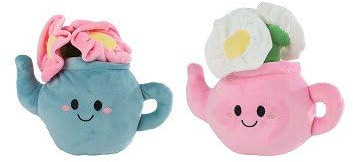 Plush Plant Plush teapot with flowers 18cm plush toy