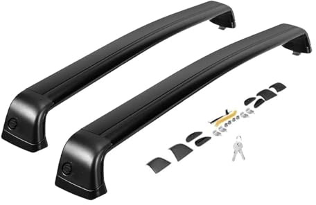 Relingträger Abschließbarer Dachgepäckträge Querträger Aus Aluminium Dachgepäckträger Kajak Fahrrad Für Tesla Für Modell Y Für Juniper 20–25