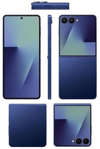 Samsung Galaxy Z Flip7, Smartphone Android 5G avec Galaxy AI, 512 Go, Smartphone déverrouillé, Bleu Nuit (Reconditionné)