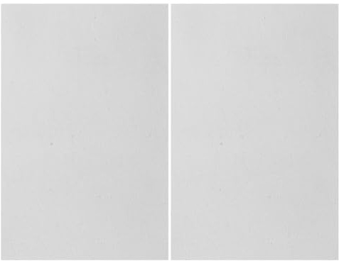SMASOLO Panneaux D'isolation en Fibres Céramiques Haute Température 30x20 Cm 10 Mm Épaisseur, Lot de 2 Plaques Réfractaires Ignifuges pour Poêles à Bois, Chaudières et Fours, Isolation
