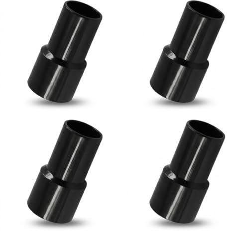 Lahkvor 4 Pezzi Adattatore per Aspirapolvere da 35mm a 32mm, Riduttore in Plastica per Spazzole da 32mm su Tubi da 35mm, Connettore per Flessibile per Pulizia Domestica